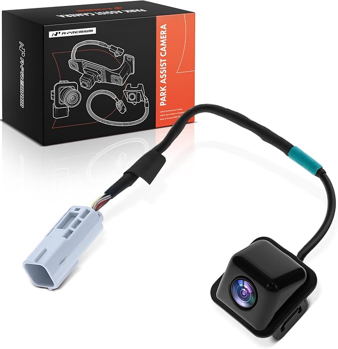 A-Premium Rear View Backup Camera Compatible with Cadillac | Parking Camera for 2016 2017 2018 2019 CTS