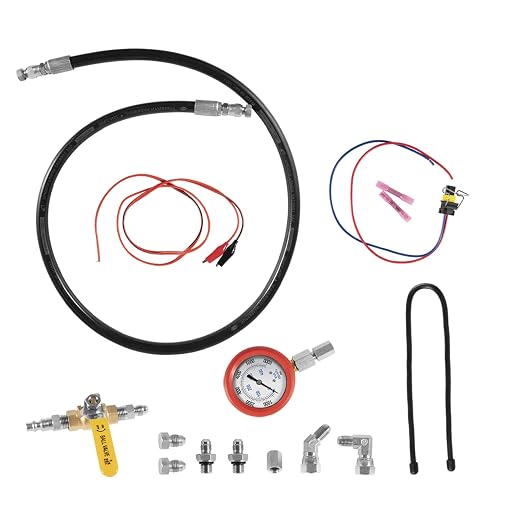 Hpop Test Tool High Pressure & Air Leak Test Gauge Tool Kit for 1994-2007 Ford 6.0L & 7.3L Powerstroke F250 F350 Dual Purpose Test Tool