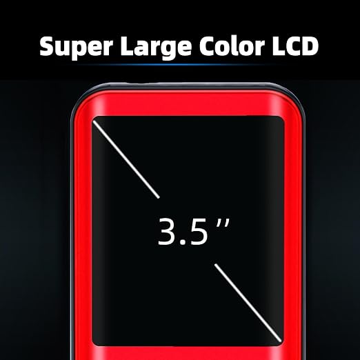 BSIDE Color LCD Digital Multimeter 3 Results Display 9999 Counts Auto-Ranging Ohmmeter, Rechargeable with Smart Mode, Capacitance Ohm Frequency Diode Duty Cycle Live Check Voltage Tester