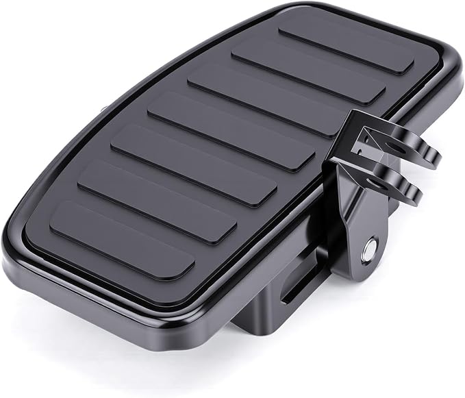 Floorboards Front Footpegs for Harley Softail 2018-2024 Breakout Deluxe Fat Bob Fat Boy Heritage Low Rider Slim Street Bob Sport Glide Wide Rider Anti-Slip Highway Pegs (Black)