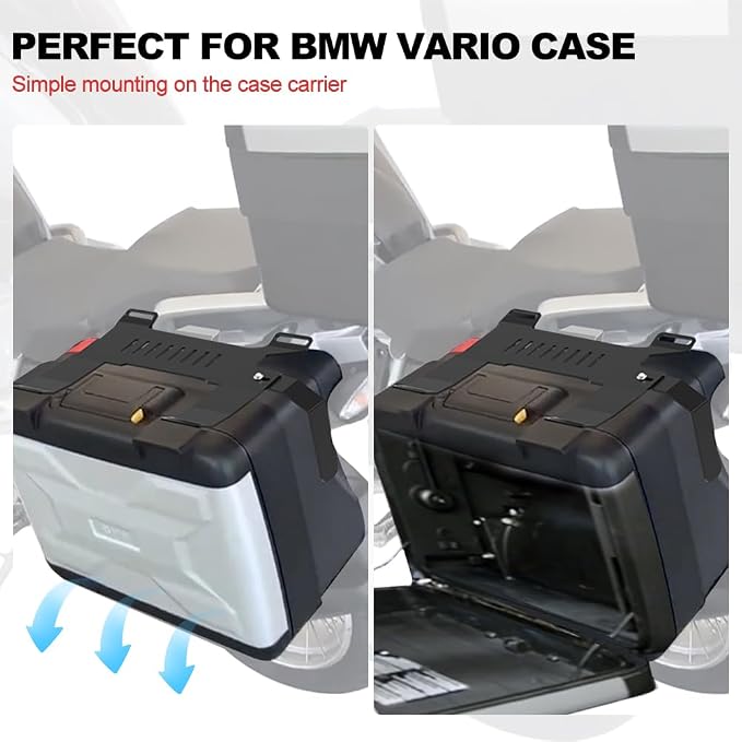 Xitomer Luggage Rails Compatible with R1200GS LC/LC ADV 2013-2018, R1250GS F750GS F850GS LC/LC ADV 2018-2024, F800GS 2026 Side Luggage Rack Side Case Racks Motorcycle Rear Carrier