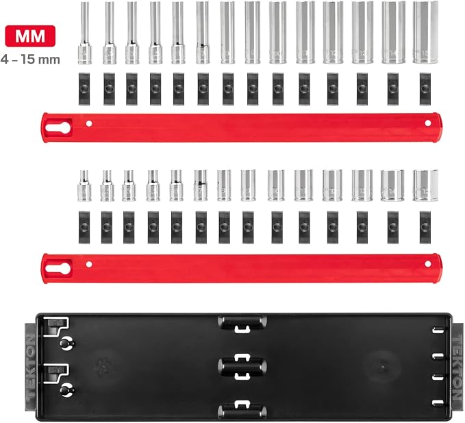TEKTON 1/4 Inch Drive 12-Point Socket Set, 28-Piece | SHD90214