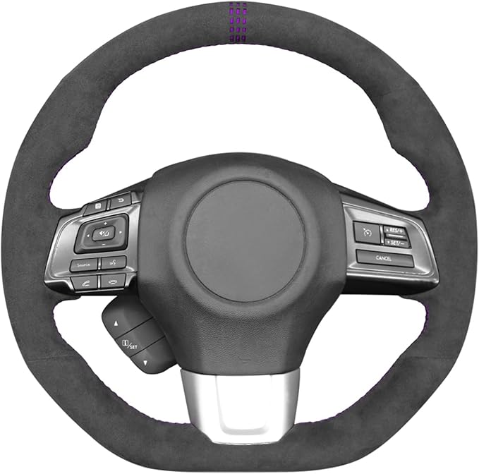 MEWANT Steering Wheel Cover for Subaru WRX 2015-2021 / WRX STI 2015-2021 Steering Wheel Cover Accessories