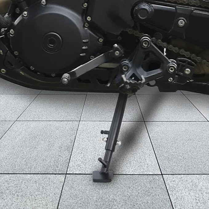 0-3'' Motorcycle Adjustable Kickstand Compatible with Royal Enfield Himalayan 411 2020-2023, Scram 411 2023-2024 Adjustable Side Stand Kickstand