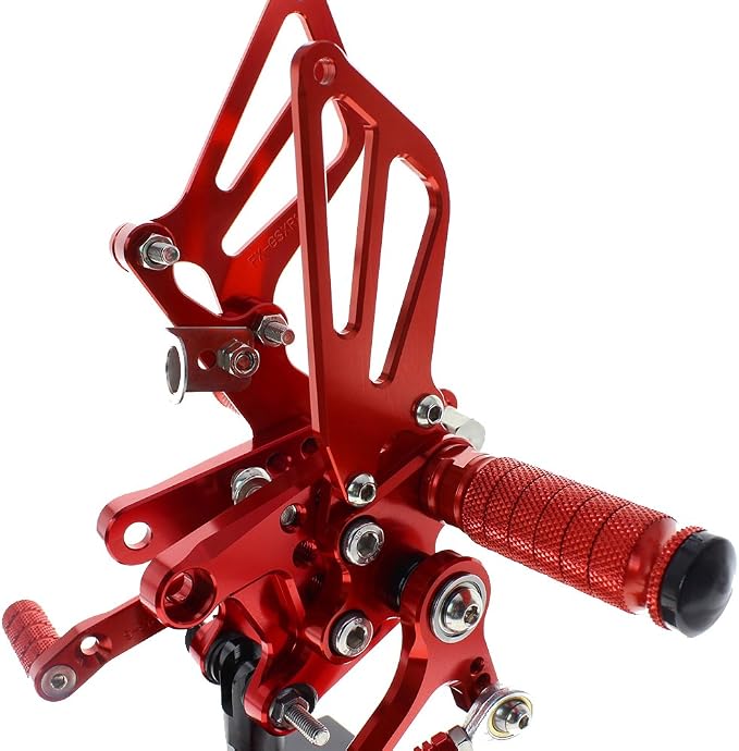 Sunrivery Motorcycle Rearsets Footpegs For GSXR750 GSX-R600 1996-2005,SV650/SV650S SV1000/S 1998-2014,GSXR1000 2000-2004