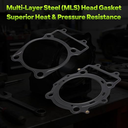 for Arctic Cat 650 Top End Gasket Kit C7220 Engine Gasket Set 98mm Bore 027" MLS Head Gaskets Fits for Prowler Mud Pro TRV TBX 650 H1 2005-2011