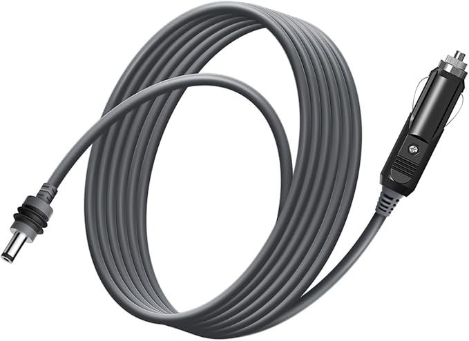 Starlink Mini Cable 12V Power Cable 16.4 FT/ 5M, Starlink Mini Accessories 16AWG Cigarette Lighter to DC Cord, 12V - 48V Car Charger Car Adapter
