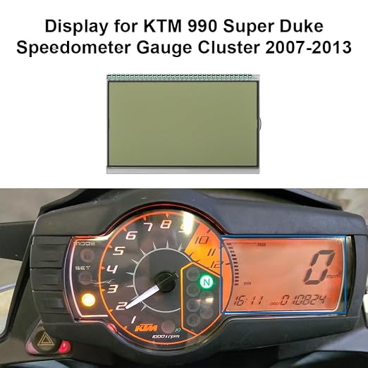 Display Replacement for KTM 690 990 Speedometer Instrument Cluster