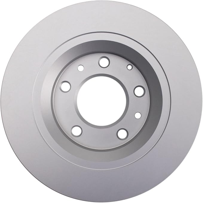 TRQ Rear Brake Rotor Set Coated Compatible with 06-12 Ford Fusion 06 Lincoln Zephyr 07-12 Lincoln MKZ 06-11 Mercury Milan 98-02 Mazda 626 03-13 6 03 Protege MazdaSpeed 06-15 MX-5 Miata