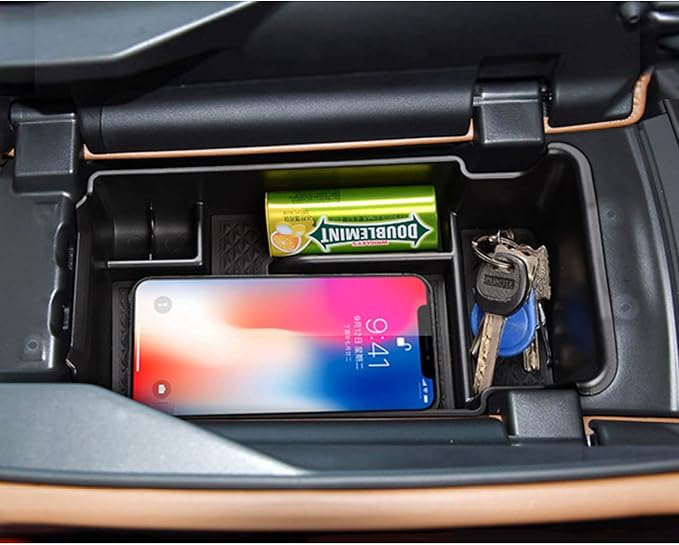 SKTU for 2023 2024 2025 2026 Buick Envision Center Console Organizer for 2021 2022 2023 2024 2025 2026 Buick Envision Accessories Insert ABS Materials Console Tray with Coin and Sunglasses Holder