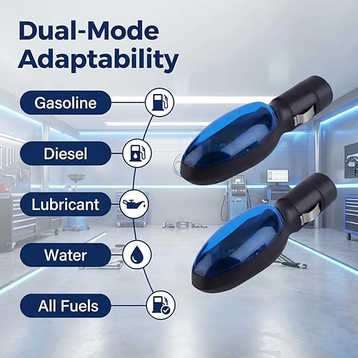 Fuel Sync Gas Saver 2 Pack, Portable Automotive Spill Saver for Fueling Gasoline, Diesel, Water & Lubricants, Plug and Play No-Spill Transfer Device, Drive Farther Efficient Filling Tool