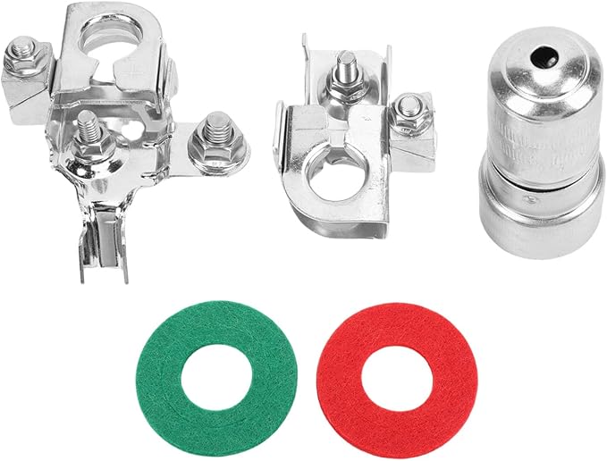 High Strength Replacement Battery Terminal Clamps Set for Easy Installation Portable Tool for DIY Users