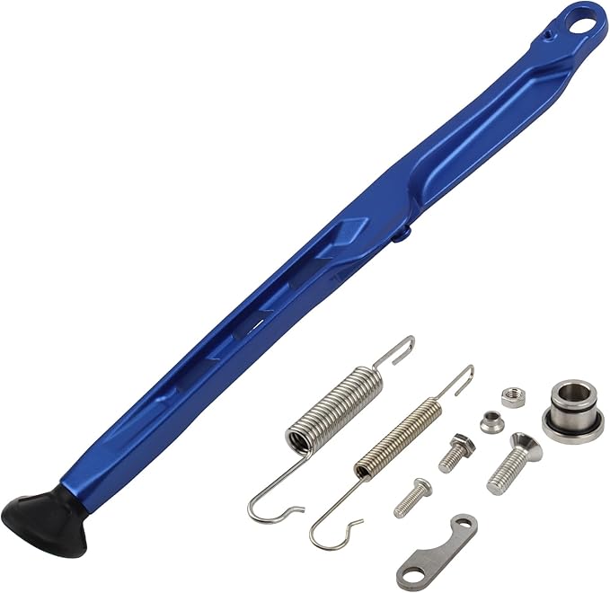 Dirt Bike Parking Side Stand Kickstand Kit,Motorcycle Kickstand Side Stand Springs Support Stand For EXC EXCF XCW XCF-W XC XCF 125 150 250 300 350 450 2023 2024(Blue)