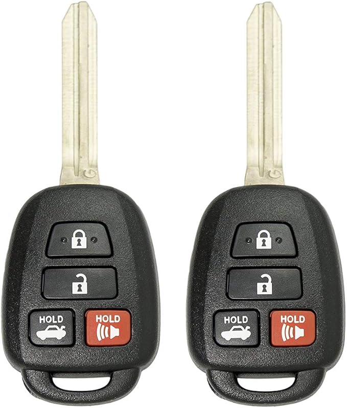 Keyless2Go Replacement for New Keyless Entry Remote Car Key for Vehicles That Use HYQ12BDM with G Chip (2 Pack)