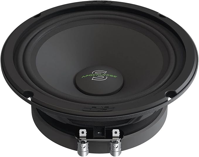 Deaf Bonce 6.5" 600W 4 Ohm Midrange Speakers Pair of Apocalypse Black AP-M60SQL