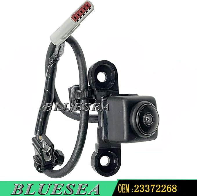 Car Front Grille View Camera 1PCS 23372268 2014-2019 Compatible for Cadillac CTS 4 Cyl 2.0L, 6 Cyl 3.6L Compatible Front View Driver Information Camera 84042924