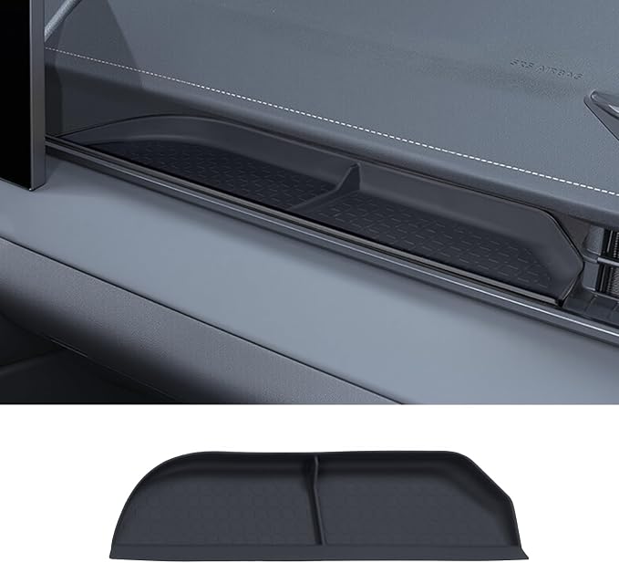 Passenger Storage Organizer Mat for Toyota RAV4 Accessories Center Console Glove Box Storage Organizer Black