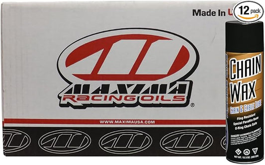 Maxima Racing Oils CS74920-12PK-12PK Chain Wax Aerosol - 162 oz., (Pack of 12)