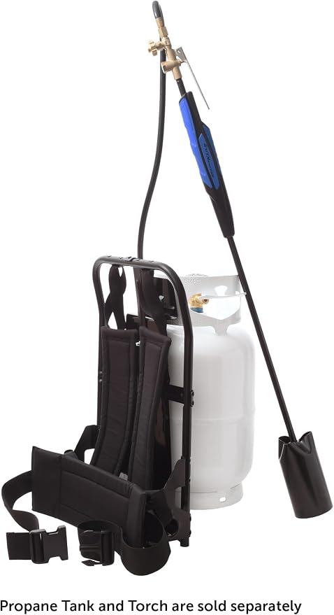 Flame King Propane Tank Alice Frame Backpack Carrier for 10LB Cylinder and Weed Torch