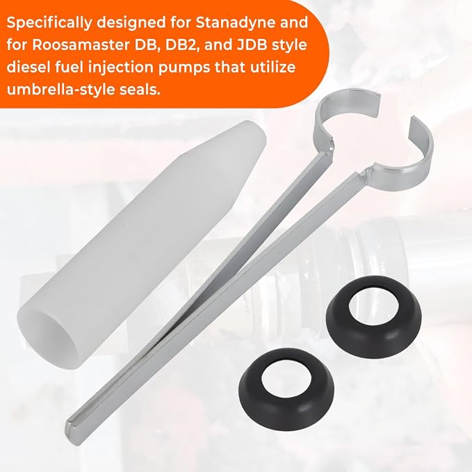 13371 22727 Injection Pump Seal Tool for Roosamaster for Stanadyne Drive Shaft Seal Install Tool Kit Diesel Fuel Injection Pump Drive Shaft Seal Installation Tool