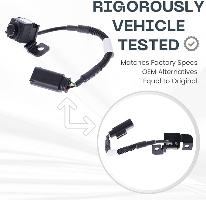 Backup Camera for 2011 2012 2013 Kia Sorento | Rear Tailgate, Parking View Cam Replaces OE# 957602P000 957602P201 957602P202 957602P202FFF, reverse assist backup monitor