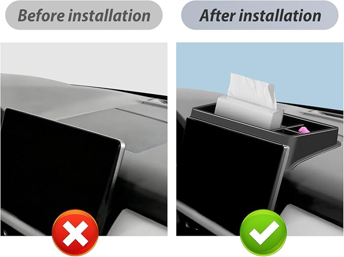 SKTU for 2026 Mazda CX-5 Dashboard Storage Box 12.9-Inch for 2026+ Mazda CX-5 Dashboard Organizer Mazda CX5 2026 Accessories ABS Durable Dashboard Tray (Not Fit for 2.5 Premium Plus)