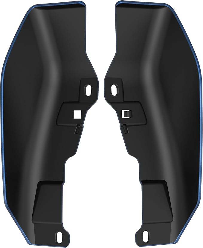 Color - Matched Mid Frame Air Deflectors Heat Shield, Perfectly Fit for Harley Touring Models 2009-2026 Dark Blue Pearl