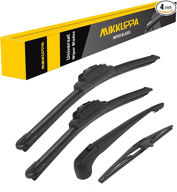 MIKKUPPA 22"/21"/15"/14" Windshield Wiper Blades Replacement for 2009-2015 Honda Pilot - Original Factory Quality Front and Rear Wipers Blade Set for My Car - (Pack of 4) U/J Hook