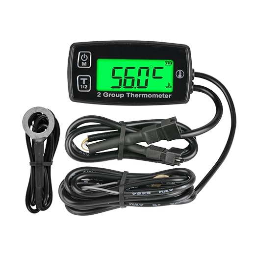 TM004 Digital Thermometer | Backlight, Two Group of Temperature, Max Temperature