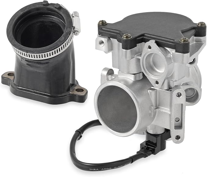 Throttle Body & Adapter For Polaris Ranger XP 700 6x6 4x4 EFI 2006 2007 2008 2009 Ranger Crew 700 2008-2009 1203160