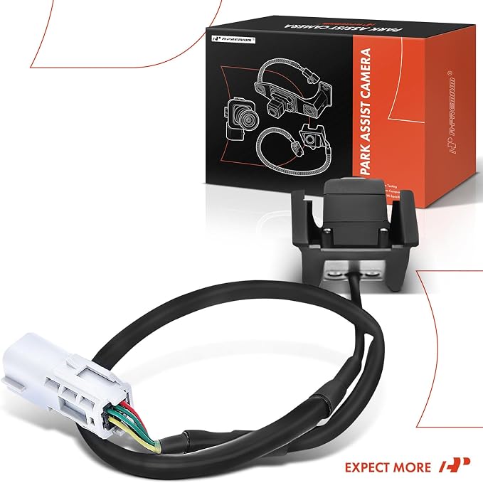 A-Premium Rear View Backup Camera Compatible with GMC, Buick & Saturn | Parking Camera C.A.P.A. Compliant for 2009-2016 Acadia, 2017 Acadia Limited, 2009-2017 Enclave, Outlook, Sport Utility