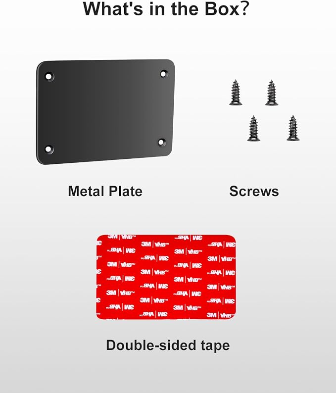1080P Solar Wireless Backup Camera with Metal Mounting Plate