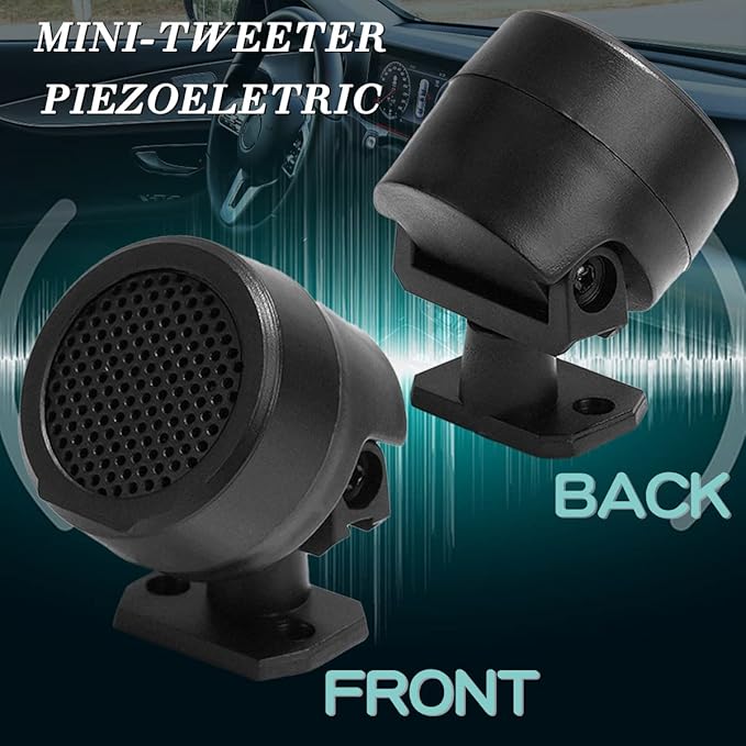 FERCAISH 8 Pcs 500W Car Speaker, TP-006A High Power Stereo Car Tweeter, Vertical Round Easy to Install Speakers for Surface Mounting on Truck and Boat