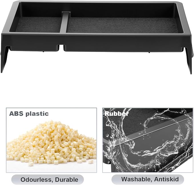 SKTU for 2026 Toyota RAV4 Dashboard Organizer 12.9-Inch for 2026+ Toyota RAV4 (XSE/Limited) Behind Screen Organizer 2026 RAV4 Accessories 2026 RAV4 Dashboard Storage Box (Not Fit 10.5" Screen)