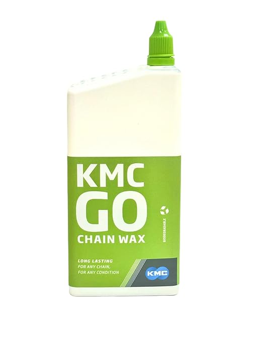 KMC GO Wax | Eco-Friendly Bicycle Chain Wax Lubricant for Smooth and Long-Lasting Performance | Easy Application | Ideal for Road, Mountain, and E-Bikes | 500ml