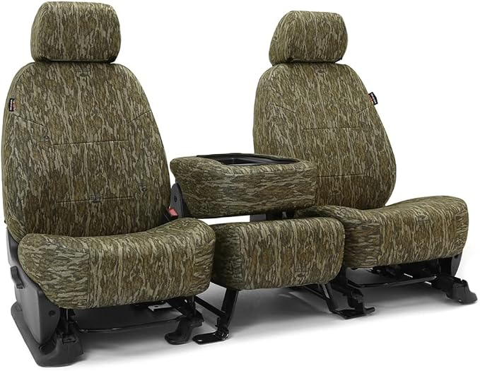 Skanda Custom Fit Seat Cover Designed for Select Dodge Models: 1 Row, Neosupreme Fabric, Mossy Oak Bottomland Solid