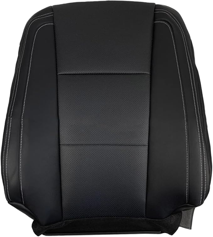 Seat Cover Black Replacement for 2015-2017 Ford F150 Lariat Front Left Bottom and Top