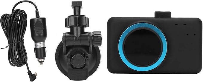 Driver Fatigue Alarm Device, Car Fatigue Driving Alarm, DC 12V24V Driving Alert Antisleep Reminder Anti Sleep Alarm Monitor with Suction Cup Buckle for Drivers Security Guard