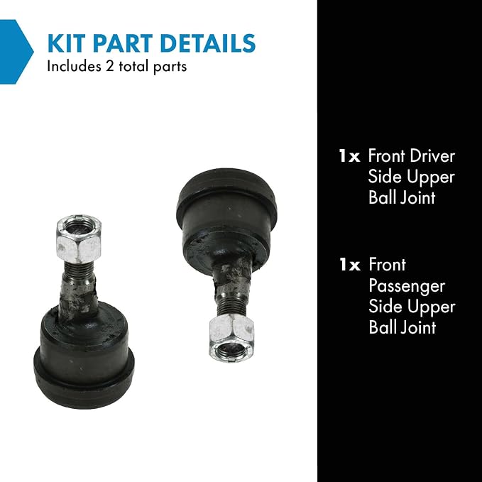 TRQ Front Upper Ball Joint Adjustable Compatible with 2006-2008 Dodge Ram 1500 2003-2010 Ram 2500 2003-2010 3500 2011-2023 2500 2011-2023 3500