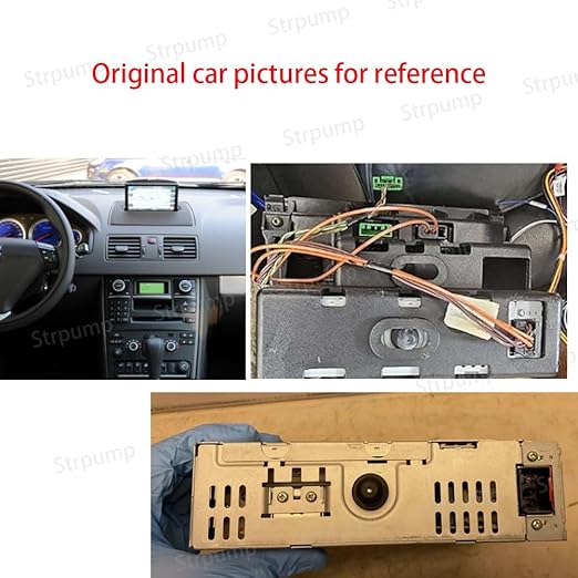 16pin Car Radio Stereo Power Retrofit Harness Cable Wire Loom for 2004-2014 Volvo XC90 with Fiber Amplifier Can Bus Decoder