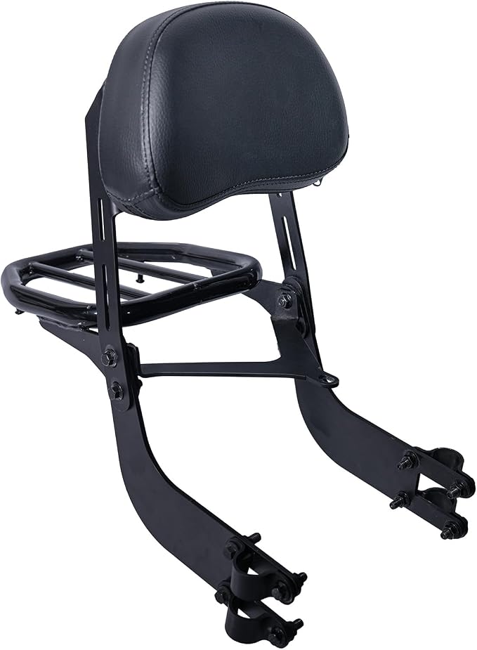 JMCHstore Backrest Cargo Rack for Baja Massimo MB200, Baja Heat, Mini Baja, Baja Warrior, Baja Carbon 6.5 196cc Mini Bike Cushion Luggage Parts
