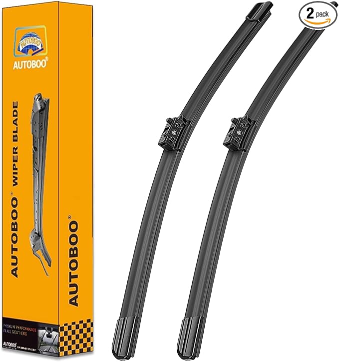 AUTOBOO 26"+24" Windshield Wipers Replacement for Mercedes-Benz Sprinter 1500 2500 3500 2019 2020 2021 2022 2023 -Original Equipment Factory Quality Wiper blades (Pack of 2)-Without window washer hose