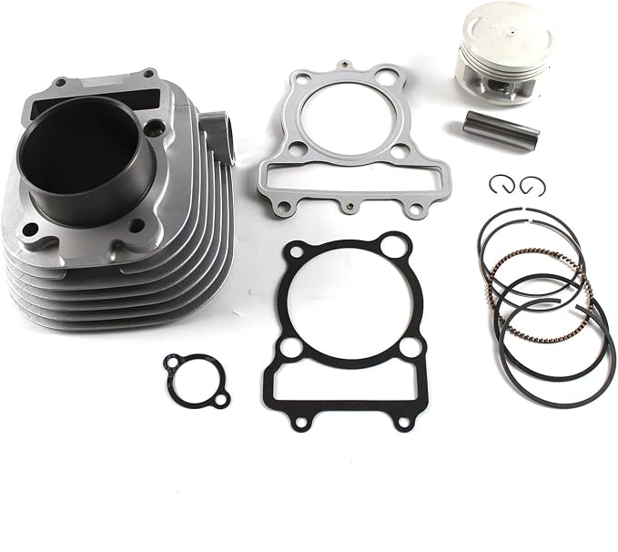 Cylinder Piston Gasket Top End Rebuild Kit Compatible with Yamaha XT225 TTR225 TTR230 Cylinder Piston Gasket Top End Kit Set Bore 70mm Replacement Part