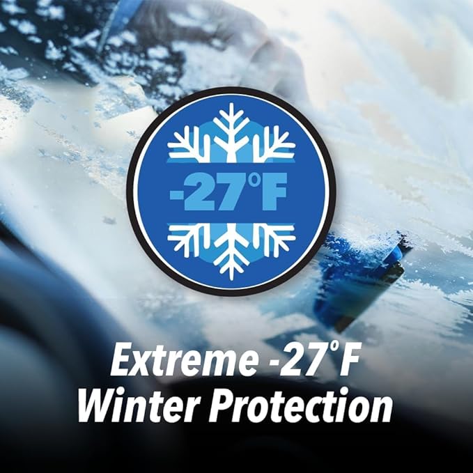 Clean Revolution Advanced All Season Windshield Washer Fluid | Ultra Low VOC Formula |Extreme -27°F Winter Protection | 128 Fl. Oz | 4 Pack