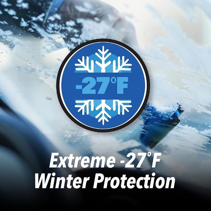 Clean Revolution Advanced All Season Windshield Washer Fluid | Ultra Low VOC Formula | Extreme -27°F Winter Protection |128 Fl. Oz | 2 Pack