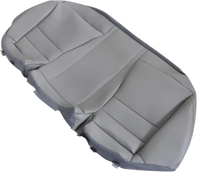 NLQR Back Car Seat Cover, Rear Bench Bottom Vinyl Cover Gray Compatible with Honda Accord 2008 2009 2010 2011 2012