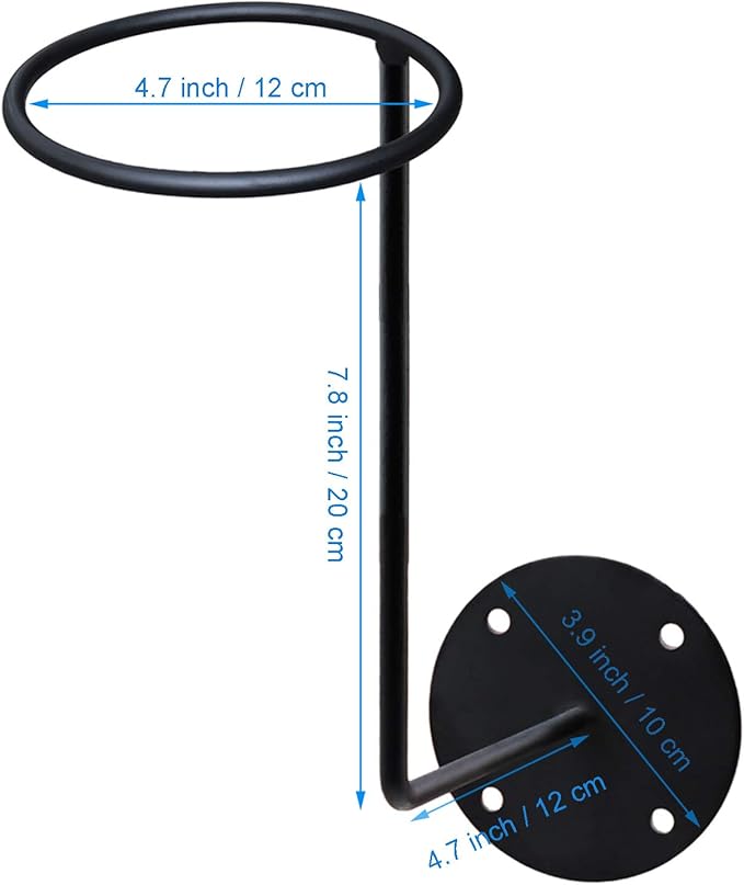 HAINANSTRY Motorcycle Accessories, Helmet Holder Helmet Hanger Rack Wall Mounted Hook for Coats, Hats, Caps - Upgraded