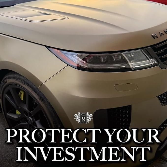 Pinnacle Black Label Ceramic Matte Coating – Ultimate Protection for Matte Paint, Vinyl Wraps & Wheels, No Gloss Finish, Easy Application, 50 mL