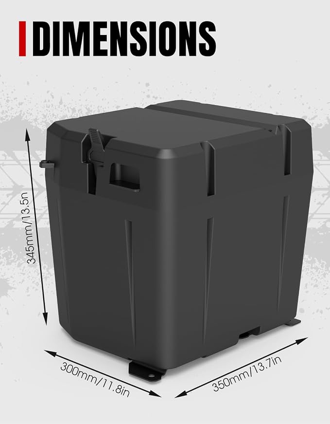 A & UTV PRO Under Seat Dry Storage Box for Polaris Ranger XP 1000, Waterproof (Fit Door) Lockable Storage Boxes Compatible with 2018-2025 Ranger XP 1000, Replace OEM #2882910 (Lock Not Included)