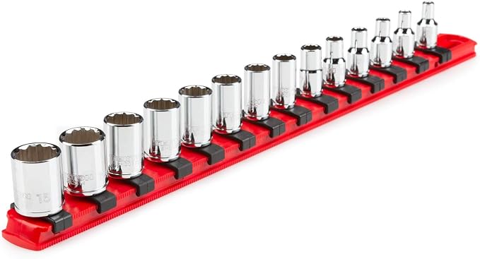 TEKTON 1/4 Inch Drive 12-Point Socket Set, 14-Piece | SHD90112